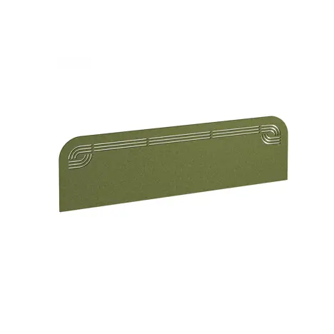 Offset Acoustic Desktop Screen - 1400 - Reed Green